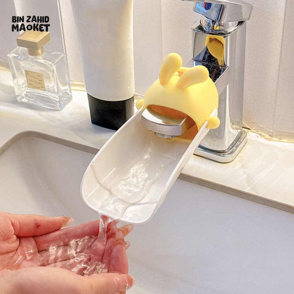 RABBIT TAP EXTENDER – BATHROOM & KITCHEN SINK ACCESSORY FOR EASY WASHING