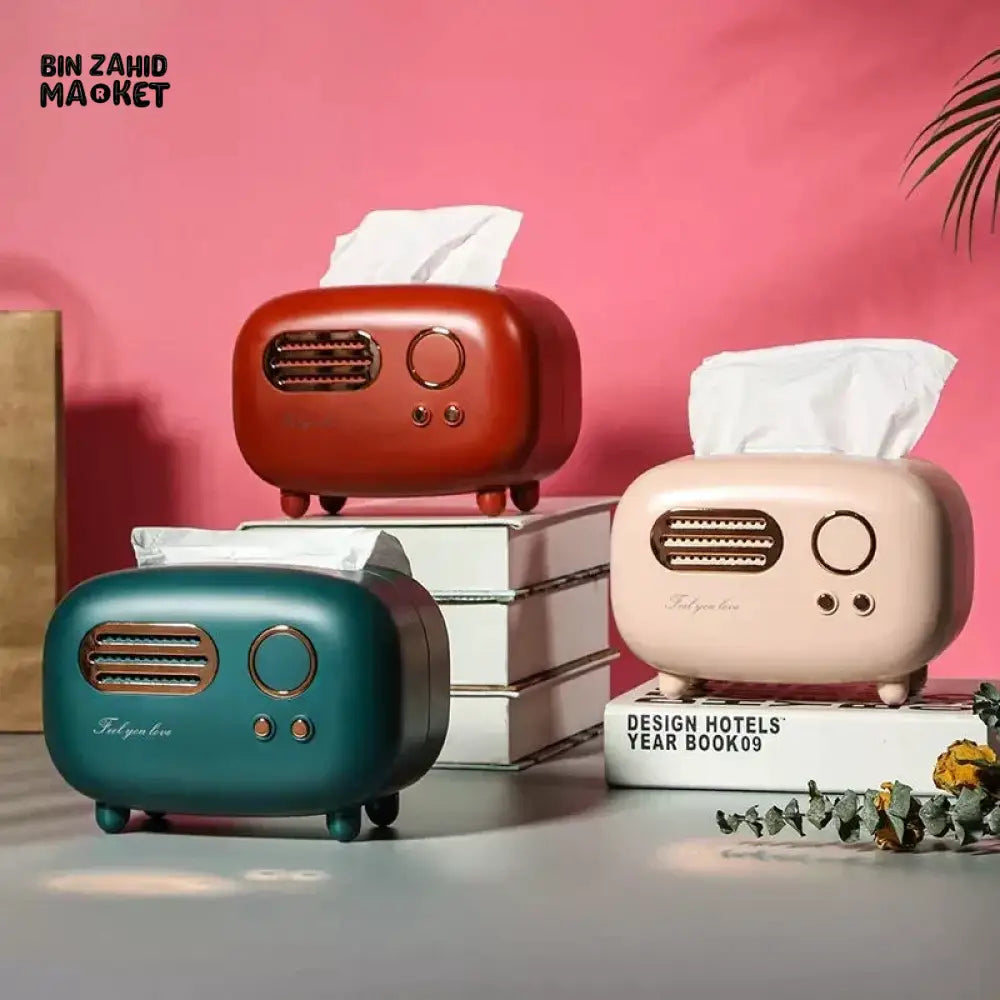 RADIO TISSUE BOX