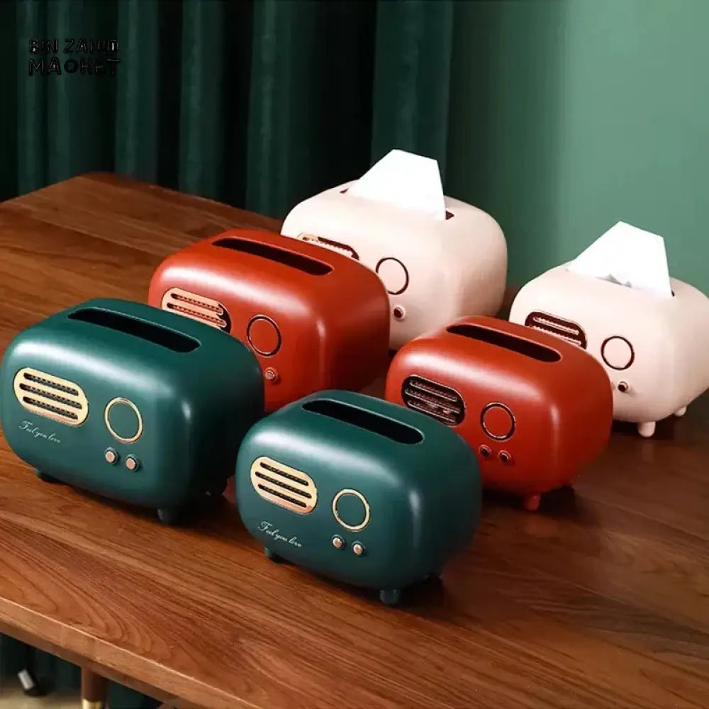 RADIO TISSUE BOX