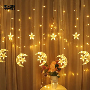 MOON & STARS DECOR FAIRY LIGHTS