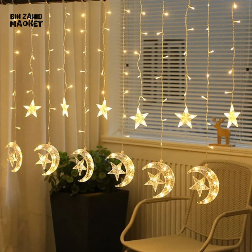 MOON & STARS DECOR FAIRY LIGHTS