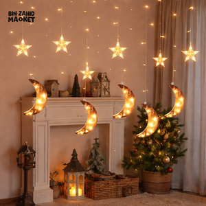 RAMADAN SPECIAL LED STRING LIGHTS WARM FESTIVE GLOW - MEHR-E-RAMADAN