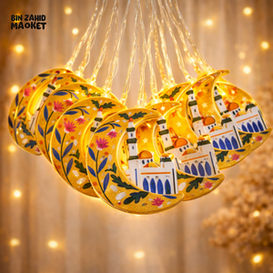 RAMADAN SPECIAL LED STRING LIGHTS WARM GLOW ISLAMIC FESTIVE DECOR - MOONMOSQUE GLOW