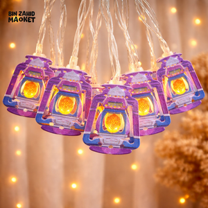 RAMADAN LANTERN LED STRING LIGHTS – WARM GLOW ISLAMIC FESTIVE HOME DECOR