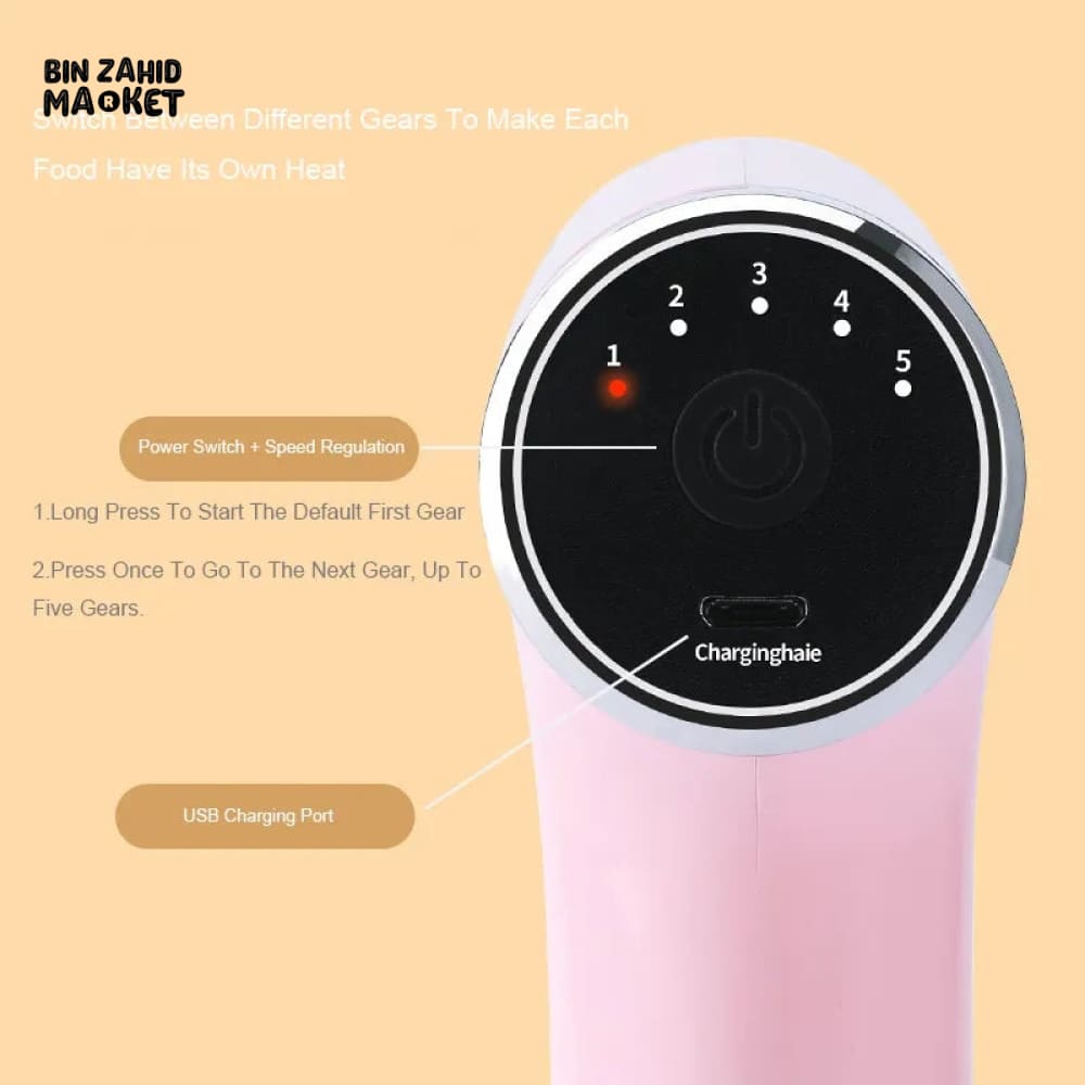 RECHARGEABLE EGG BEATER & CHOPPER