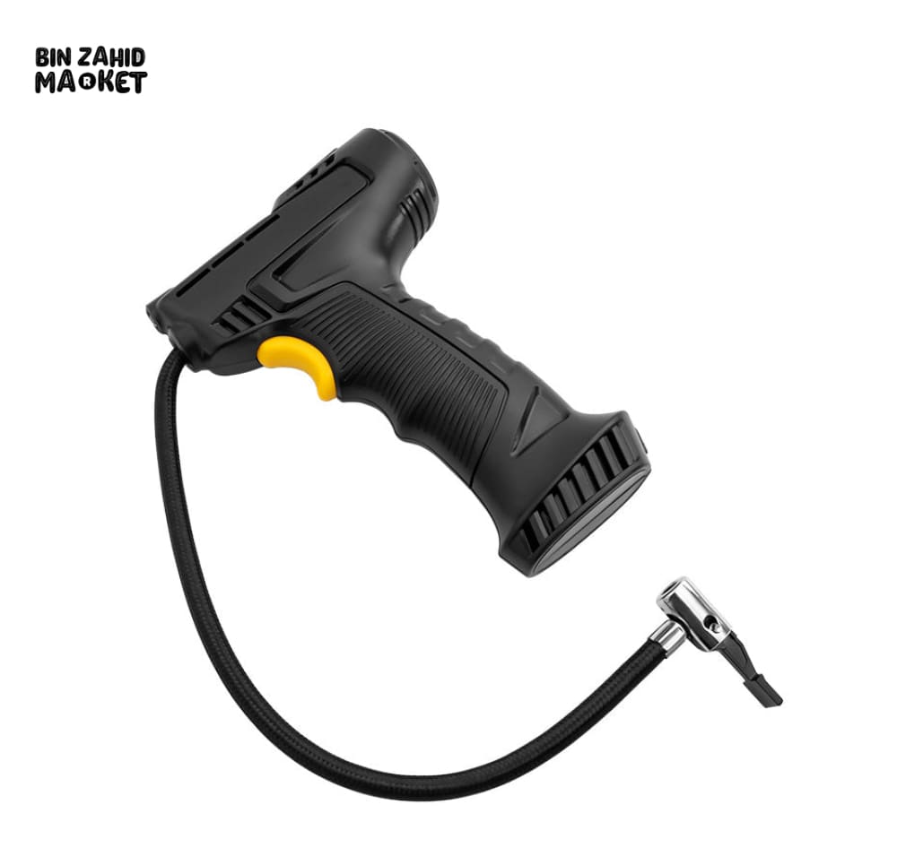 RECHARGEABLE PORTABLE AIR PUMP – LITHIUM BATTERY INFLATOR FOR CAR TIRES BIKES & BALLS HOME & OUTDOOR
