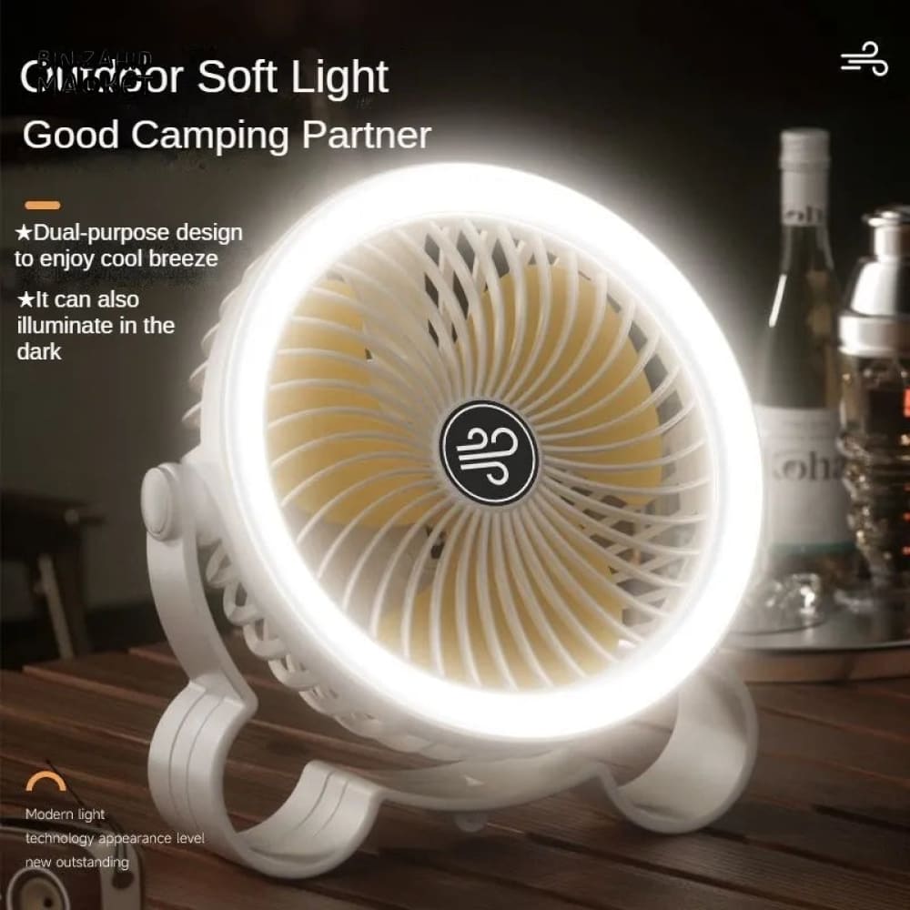 RECHARGEABLE STAND FAN LIGHT