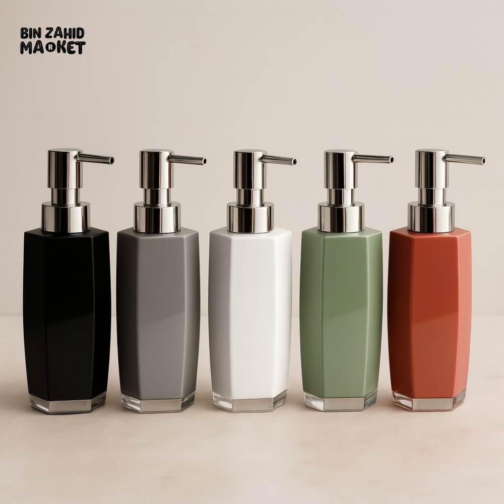 REFILLABLE ACRYLIC DISPENSER – SOAP SHAMPOO & LOTION BOTTLE