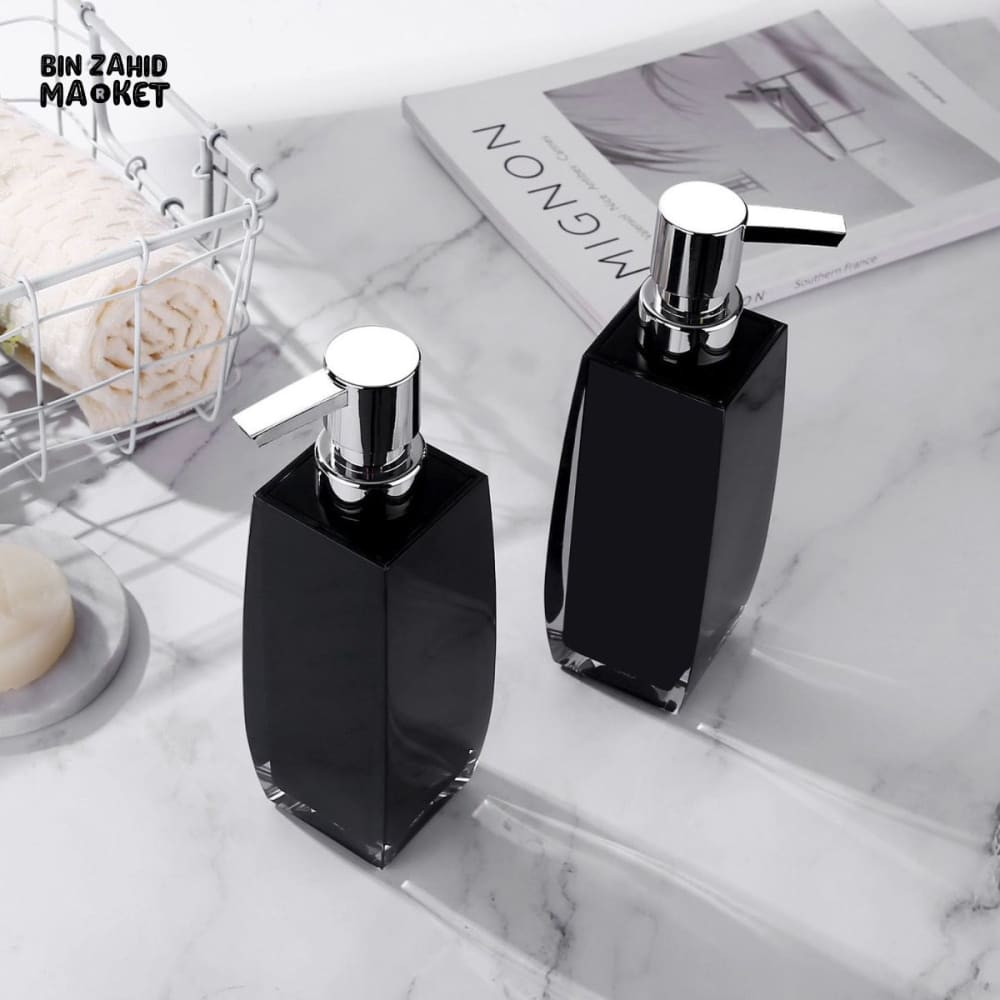 REFILLABLE ACRYLIC DISPENSER – SOAP SHAMPOO & LOTION BOTTLE