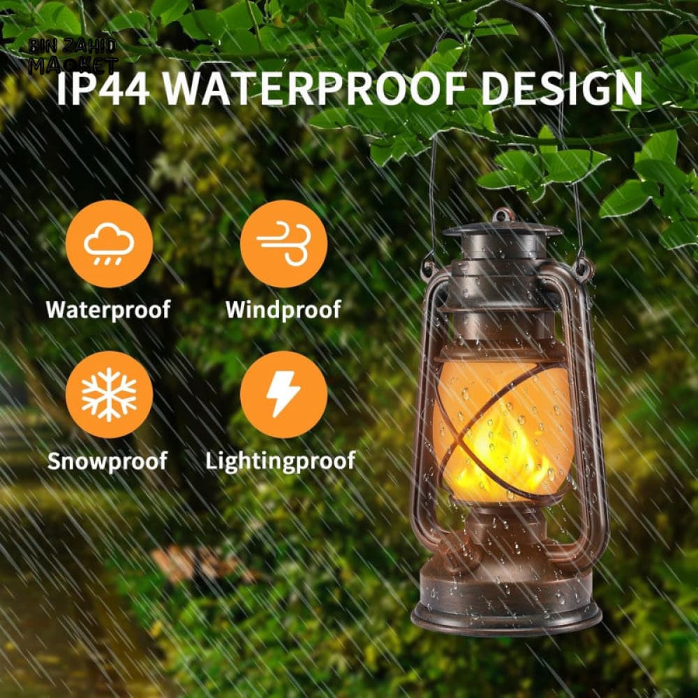 RETRO PORTABLE LED LANTERN – RECHARGEABLE CAMPING & DECORATIVE LIGHT