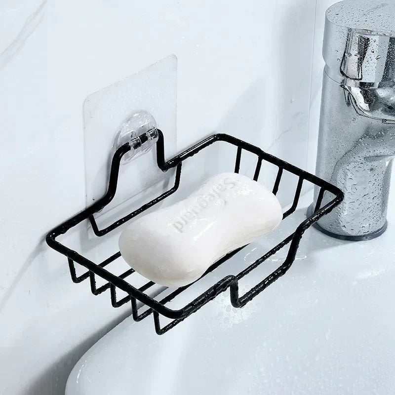 METAL SOAP TRAY Black