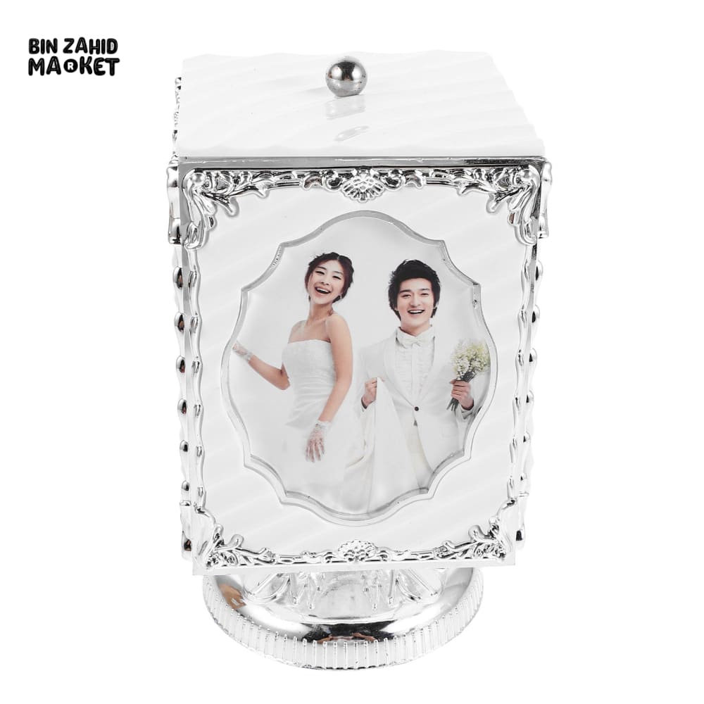 ROMANTIC ROTATING PHOTO FRAME – LUXURY DECORATIVE FRAME FOR WEDDING OR ANNIVERSARY GIFT