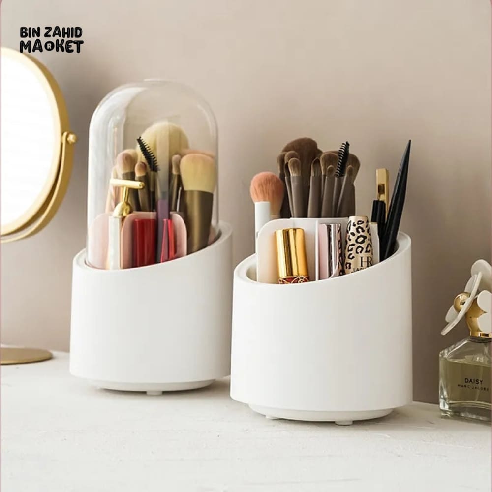 ROTATING BASE MAKEUP BRUSH HOLDER