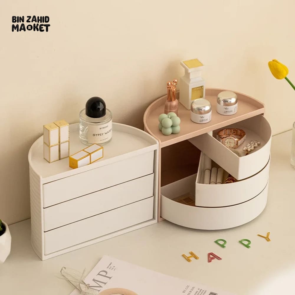 ROTATING DRESSING TABLE ORGANIZER