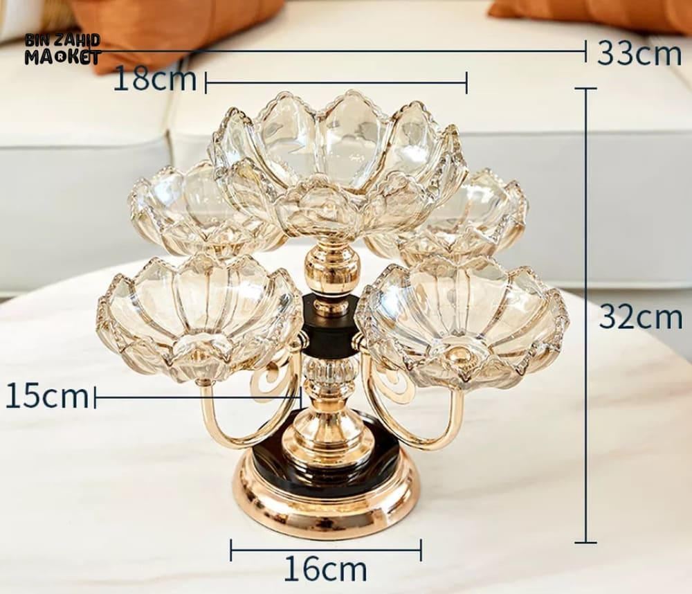 ROTATING FRUITS DECOR TRAY RACK