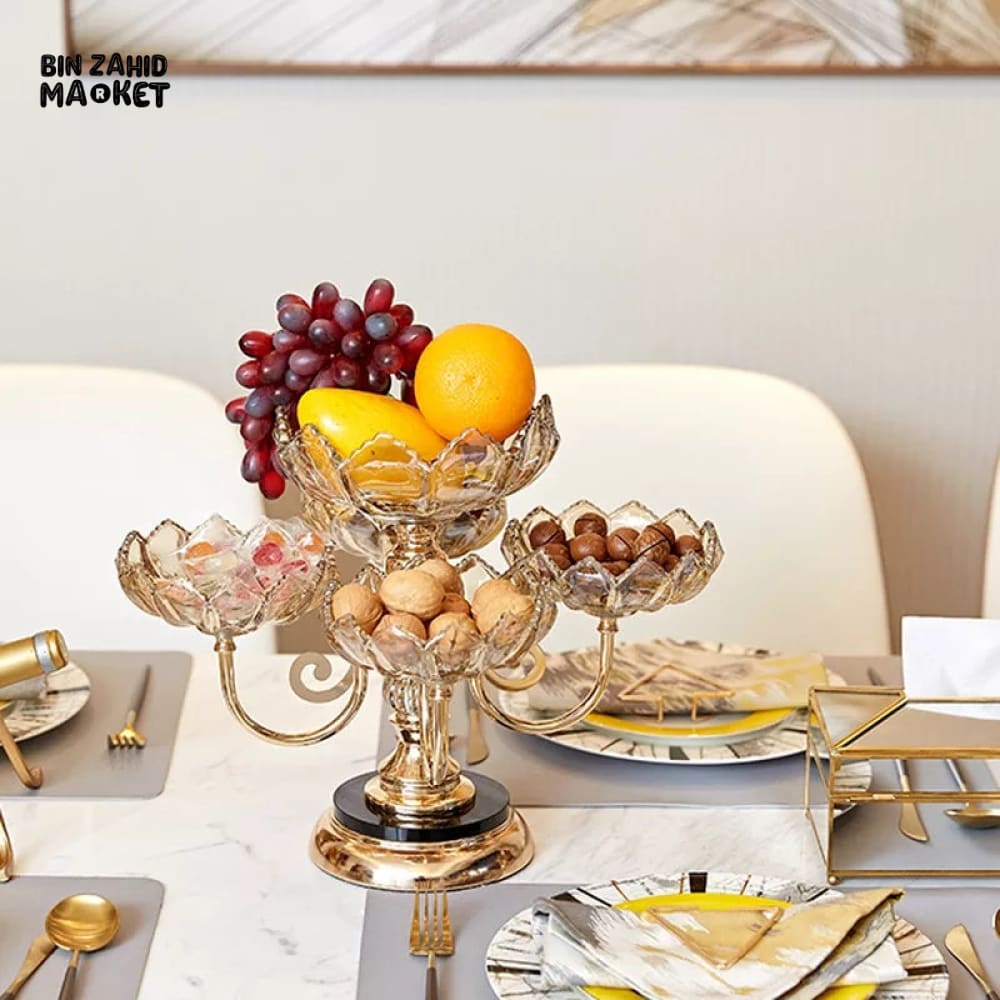 ROTATING FRUITS DECOR TRAY RACK