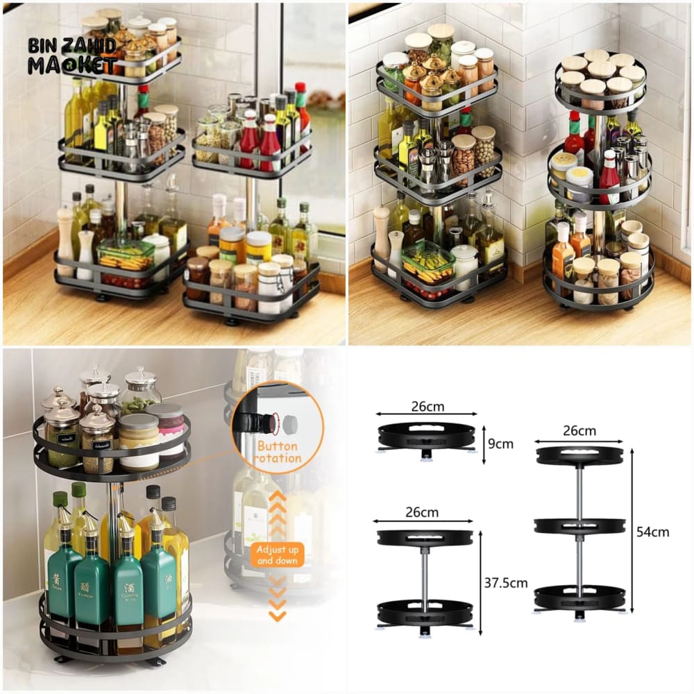 ROTATING IRON STORAGE RACK