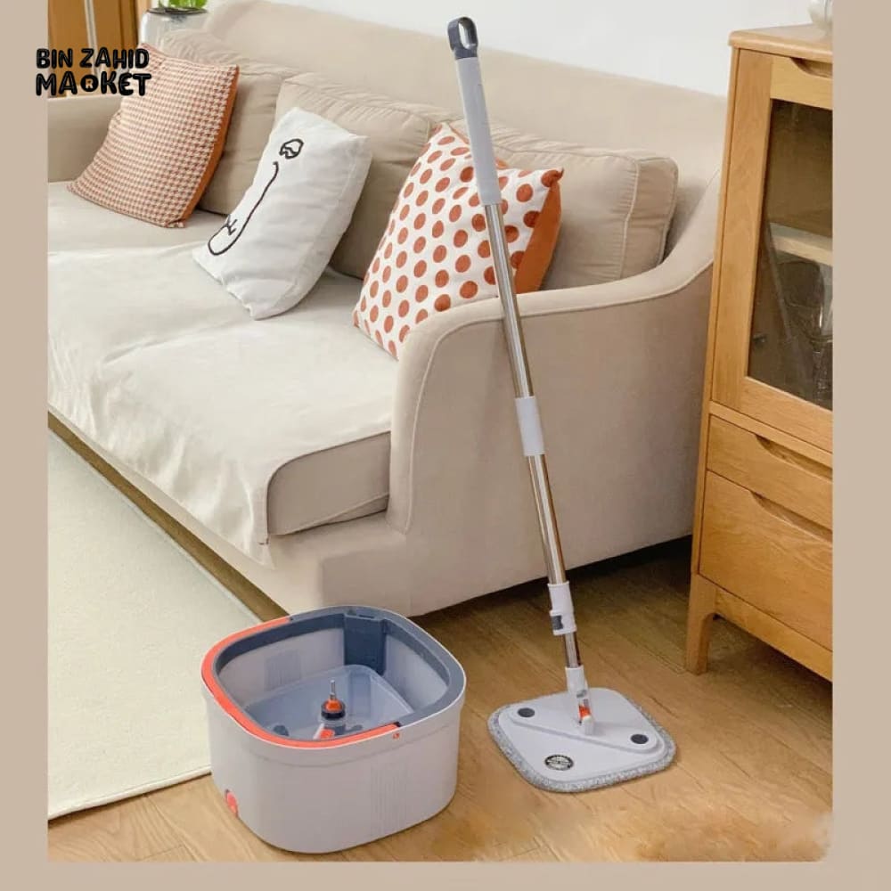 ROTATING SPIN CLEANING MOP WITH BUCKET