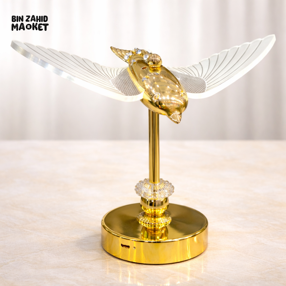 ROYAL CRYSTAL BIRD LED LAMP – PREMIUM VANITY & HOME DECOR