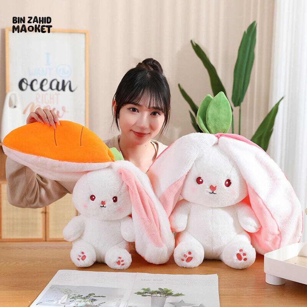 CUTE BUNNY PLUSH PILLOW