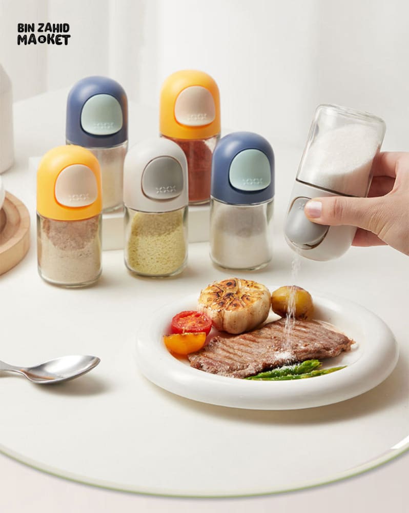 SALT & PEPPER PUSH BOTTLES