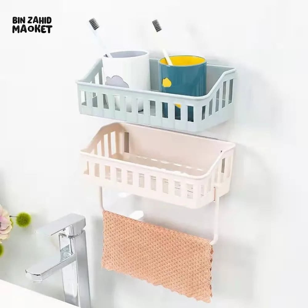 SELF ADHESIVE WALL MOUNTED RACK