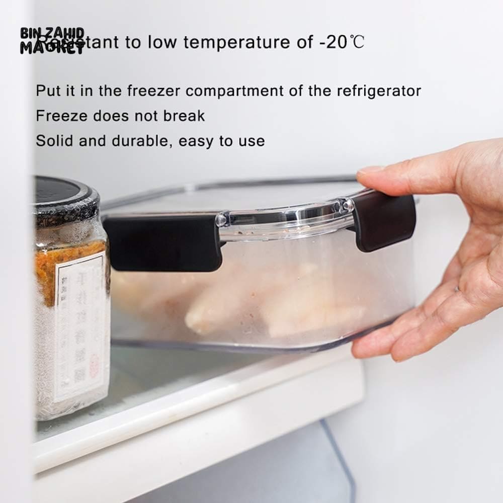 SET OF 3 ACRYLIC FOOD CONTAINER BOXES