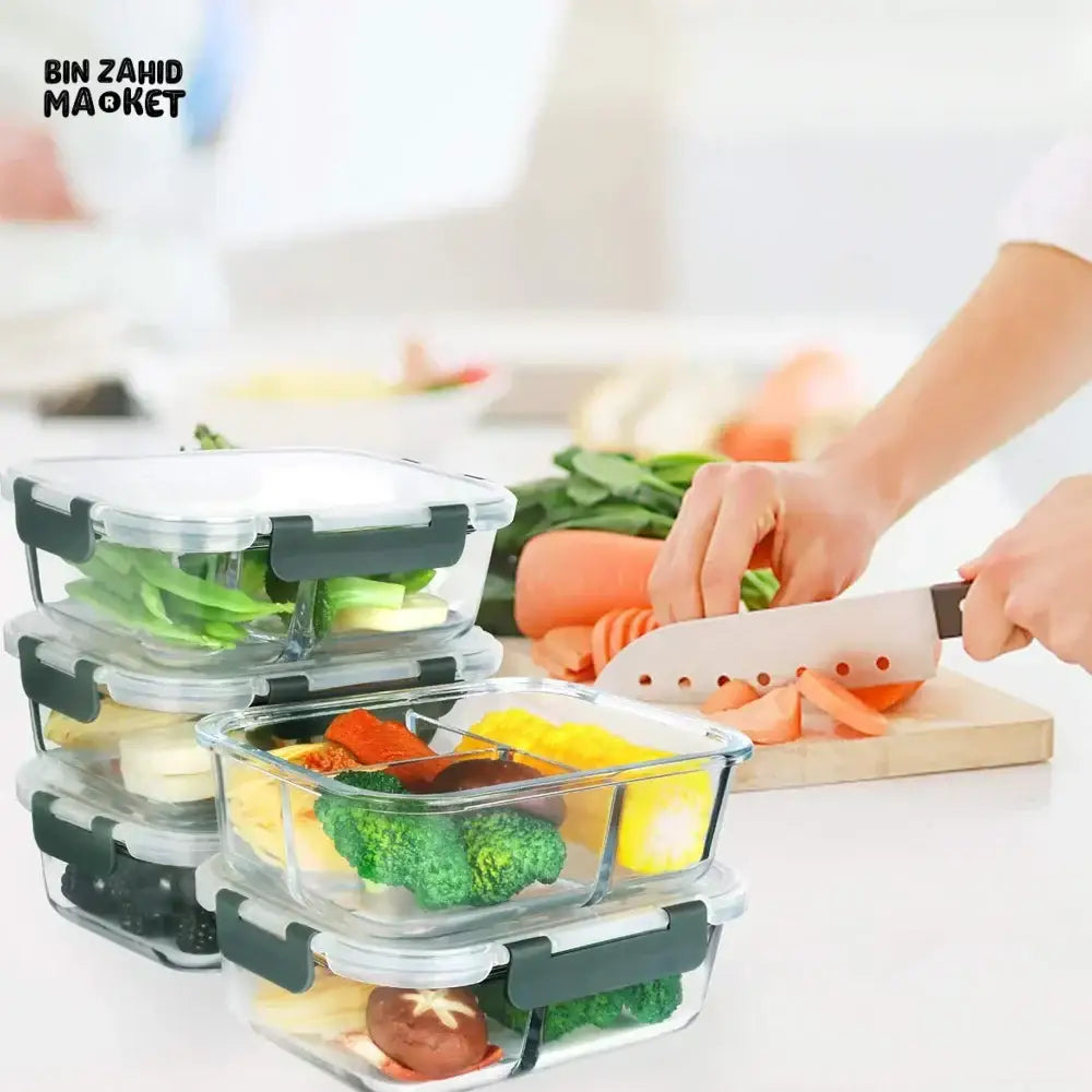 SET OF 3 ACRYLIC FOOD CONTAINER BOXES