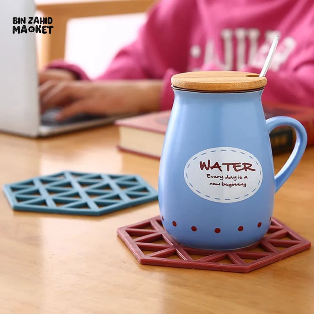 SET OF 4 HEAT RESISTANT NON SLIP COASTER