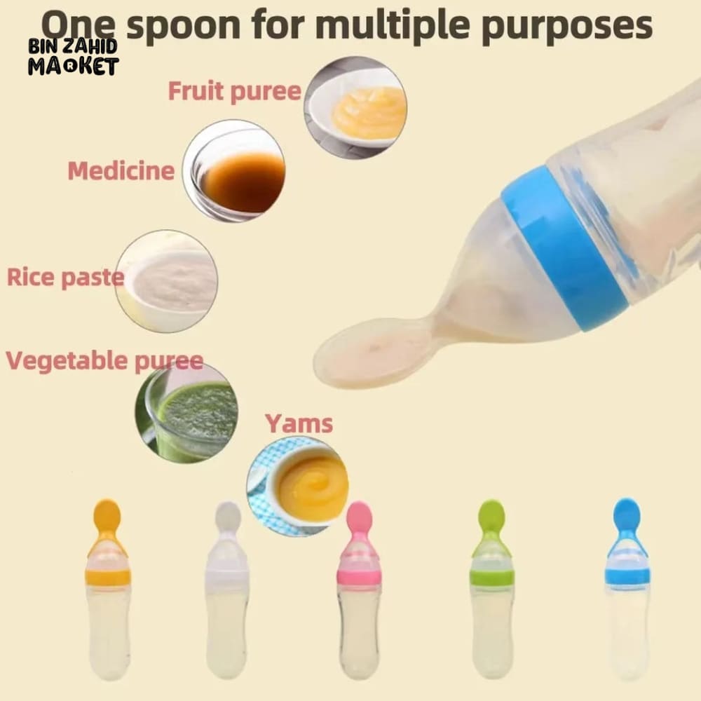 SILICONE BABY SPOON FEEDER