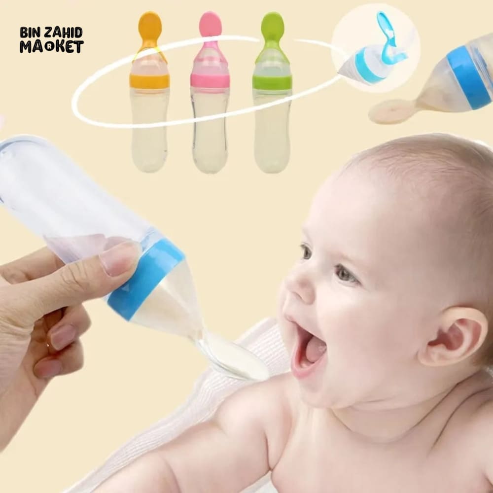 SILICONE BABY SPOON FEEDER