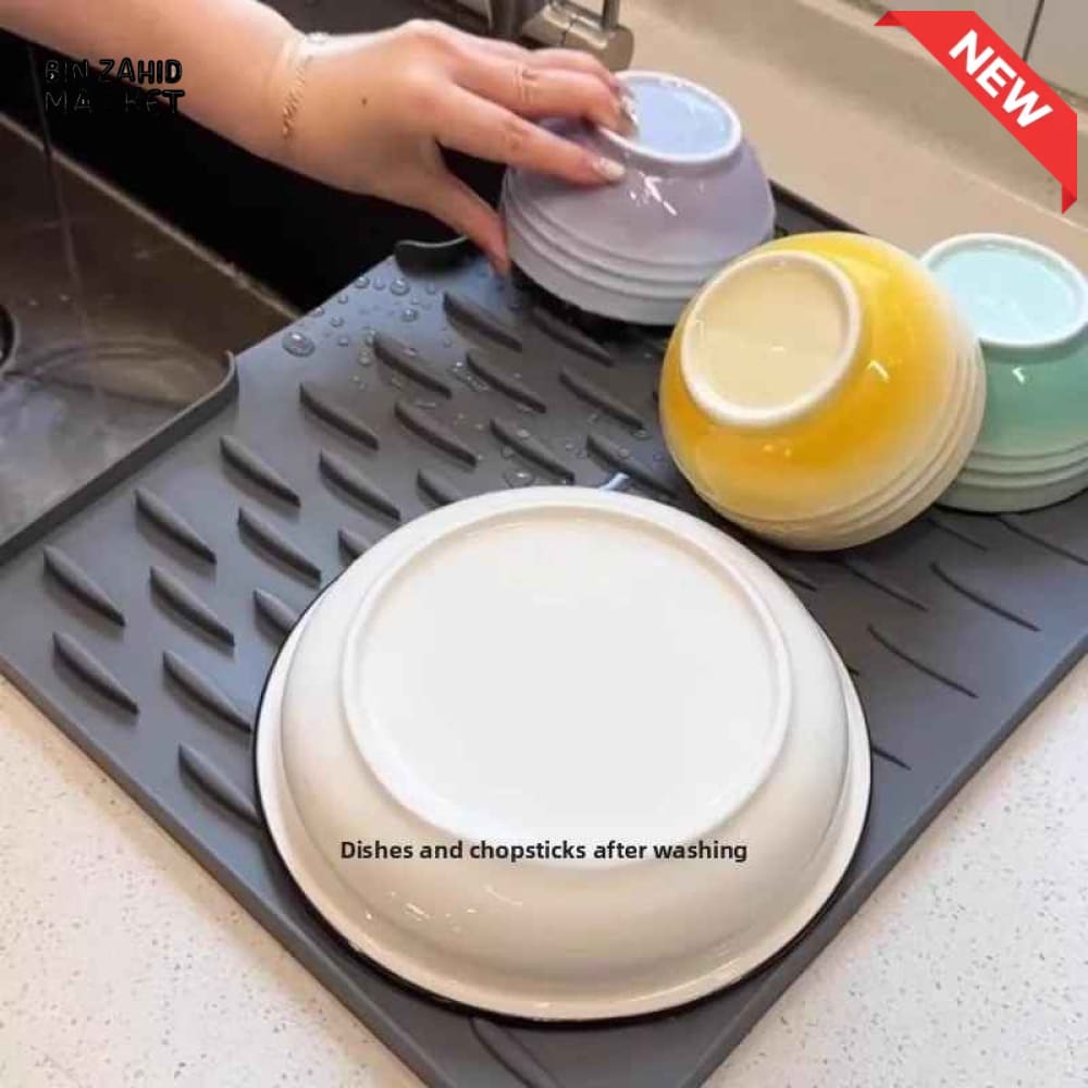 SILICONE DISH DRYING MAT