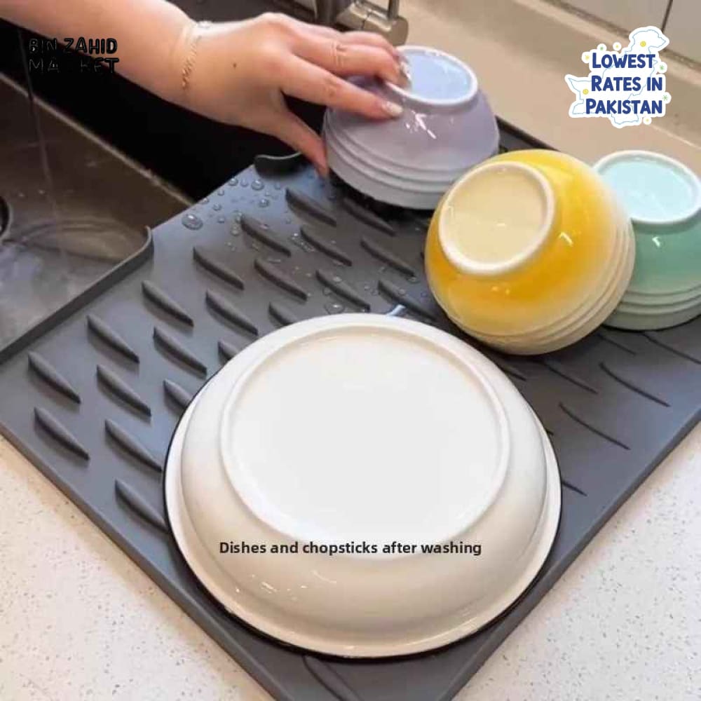 SILICONE DISH DRYING MAT
