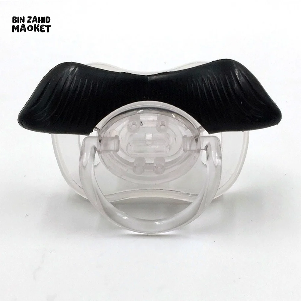 SILICONE FUNNY NIPPLE PACIFIER - BABY SOOTHER & BEARD PACIFIER