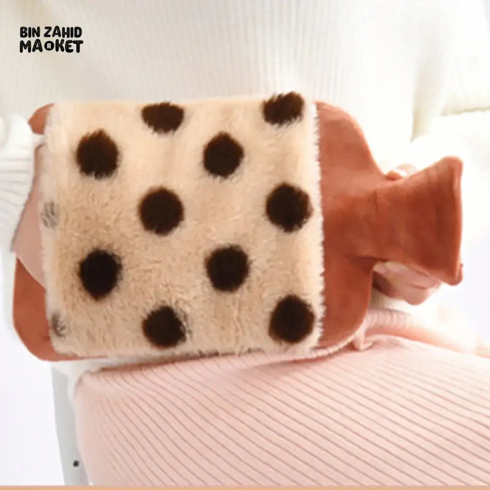 SILICONE HOT WATER BAG WITH POUCH – 2000ML LEAKPROOF WARMING BOTTLE