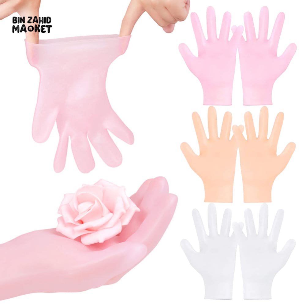 SILICONE MOISTURIZING GLOVES FOR DRY HANDS – ANTI-SLIP EXFOLIATING DEAD SKIN REMOVER