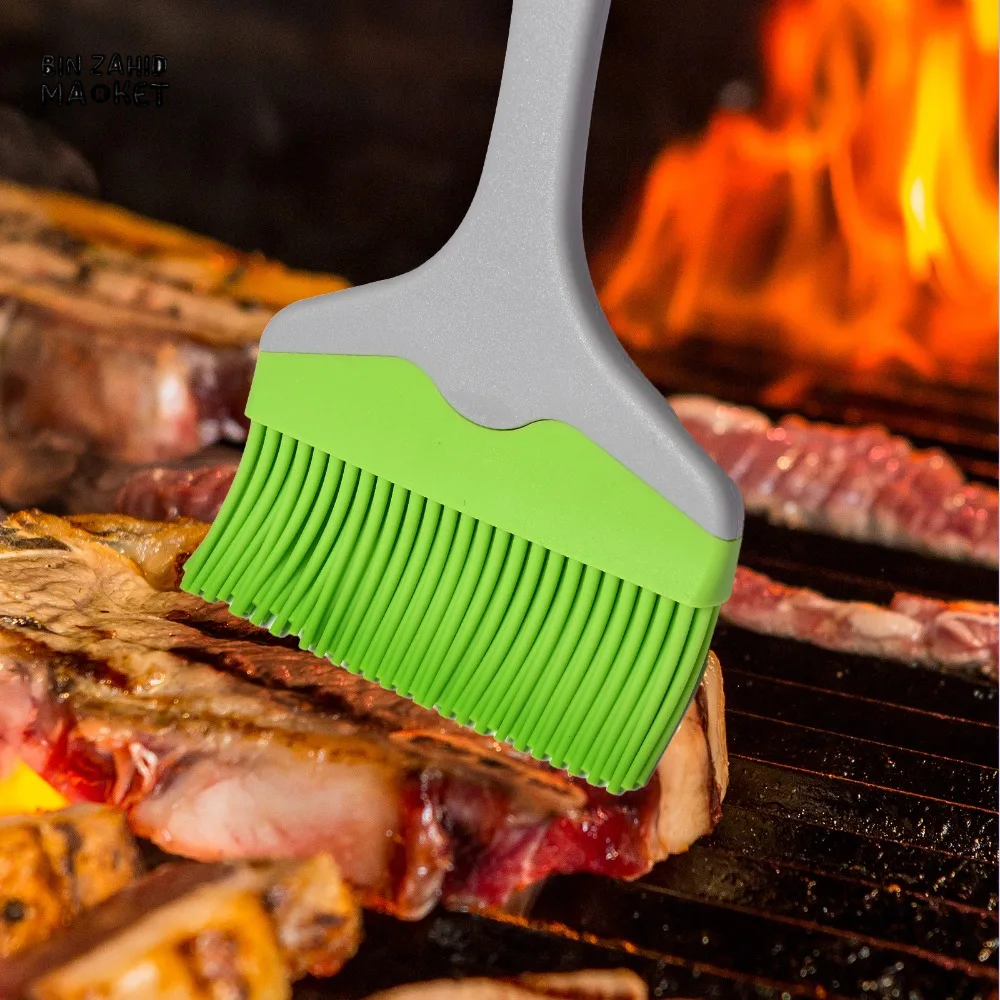 SILICONE OIL BRUSH EXTRA LARGE BASTING BRUSH FOR BBQ