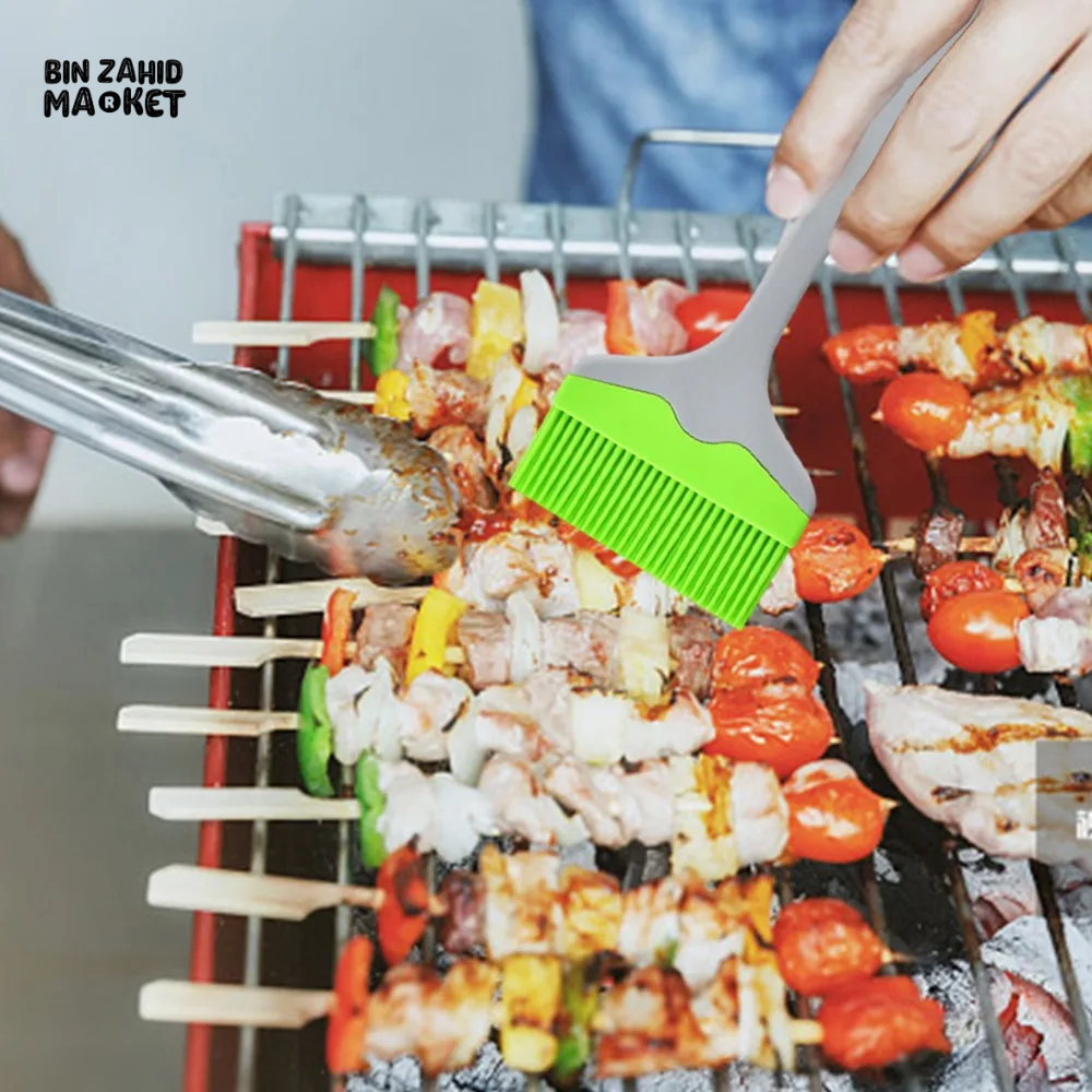 SILICONE OIL BRUSH EXTRA LARGE BASTING BRUSH FOR BBQ
