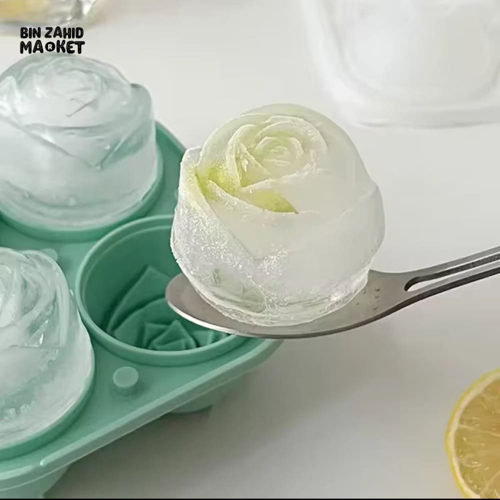 SILICONE ROCE ICE MOLD BALL MAKER