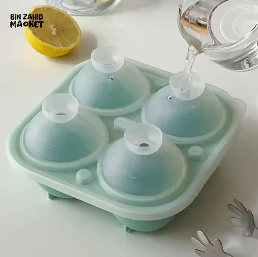 SILICONE ROCE ICE MOLD BALL MAKER
