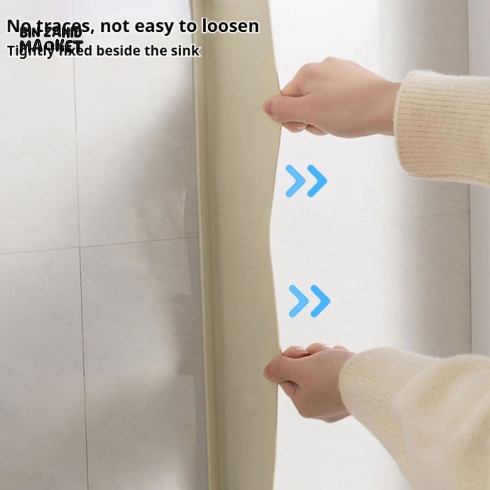 SILICONE SINK SPLASH GUARD WITH SUCTION CUPS – WATER BARRIER OIL RESISTANT SPLASH STOPPER TO PROTECT CLOTHES