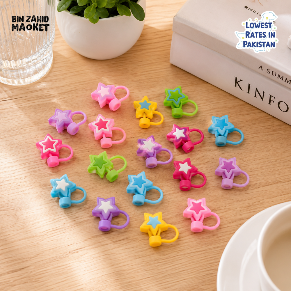 SILICONE STRAW STOPPER MULTIPLE COLOURS - 1 PIECE (WITHOUT STRAW)