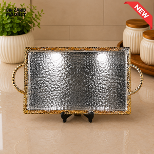 SILVERLUXA RECTANGULAR SERVING TRAY - LARGE