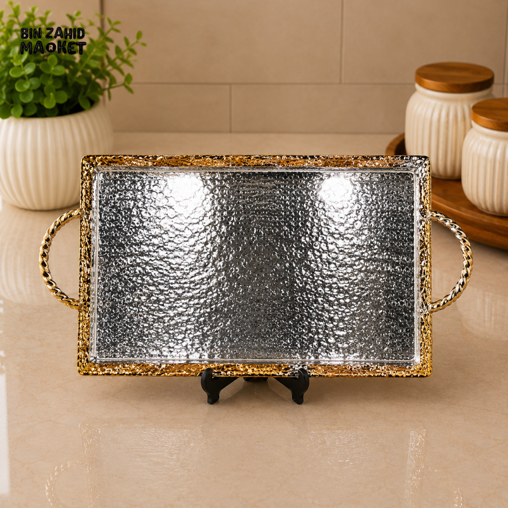 SILVERLUXA RECTANGULAR SERVING TRAY - MEDIUM