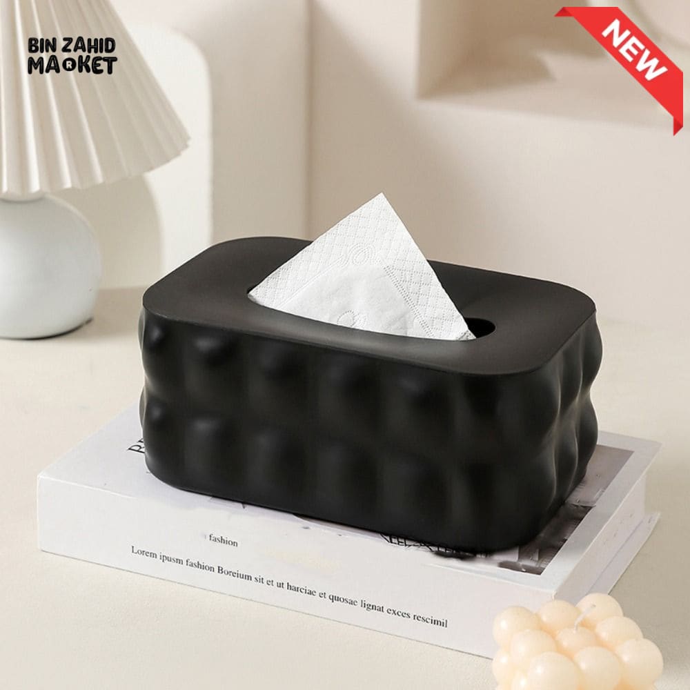 SIMPLE NORDIC NAPKIN BOX – MULTIPURPOSE PAPER STORAGE WITH LID