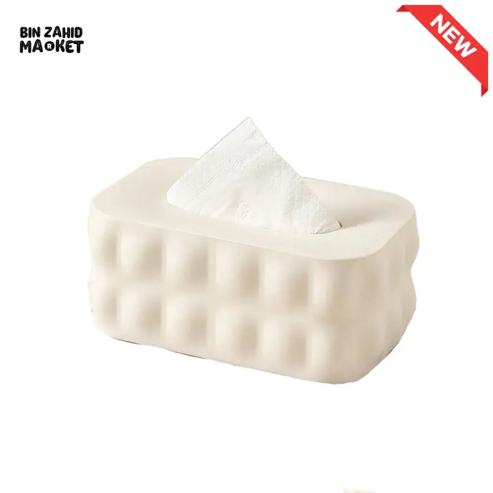 SIMPLE NORDIC NAPKIN BOX – MULTIPURPOSE PAPER STORAGE WITH LID