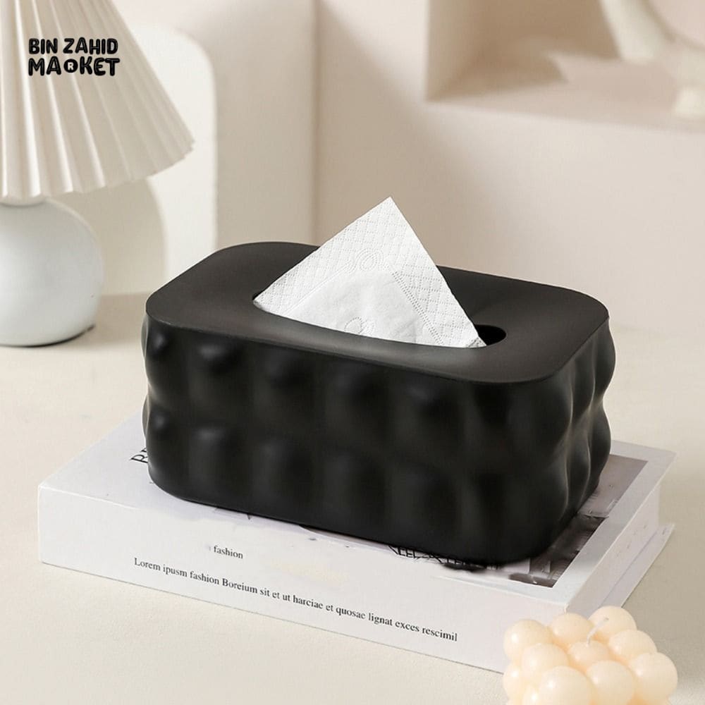 SIMPLE NORDIC NAPKIN BOX – MULTIPURPOSE PAPER STORAGE WITH LID