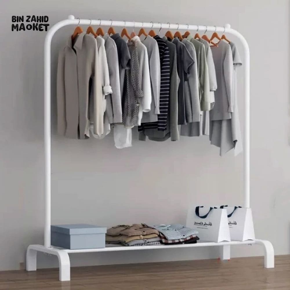 SINGLE POLE METAL CLOTH STAND