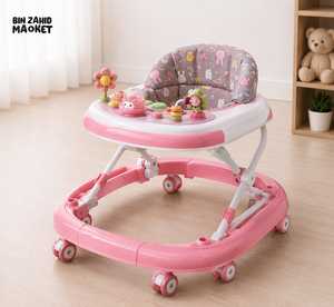 SMART ACTIVITY BABY WALKER - PINK
