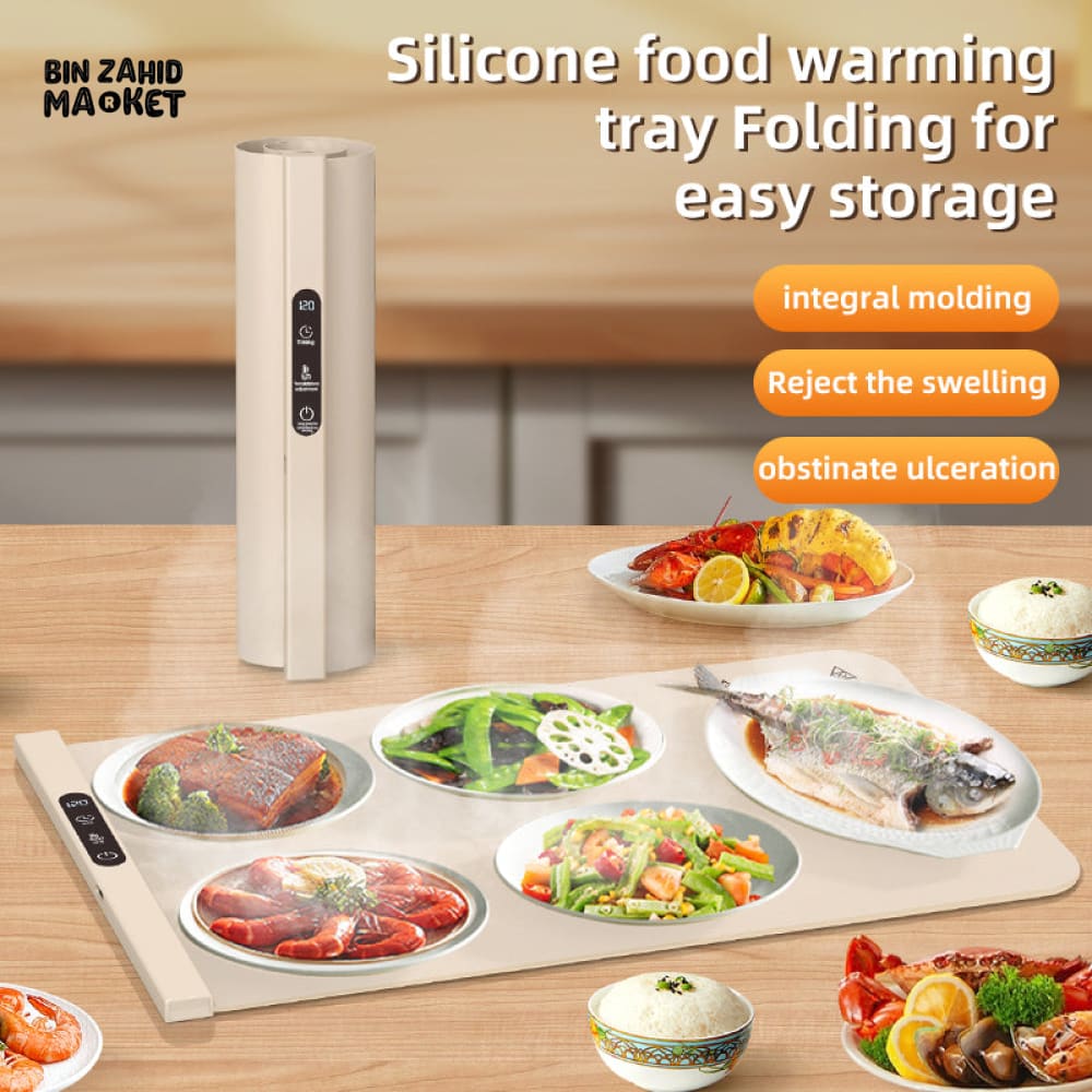 SMART ELECTRIC FOOD WARMING TRAY – FAST HEATING & FOLDABLE